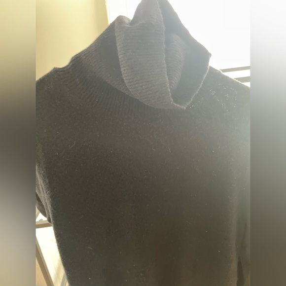 JCrew Black turtleneck sweater dress - Picture 3 of 3